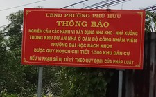 Xây kho xưởng trái phép trong dự án nhà ở ĐH Bách khoa
