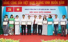 Sawaco khen thưởng biểu dương nhiều tập thể, cá nhân