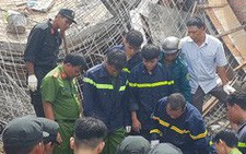 Sập giàn giáo nhà đang xây, 1 người chết, 1 người bị thương