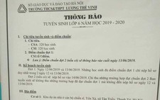 Trường nâng điểm chuẩn, thí sinh trúng tuyển thành trượt chỉ sau một đêm
