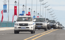 Cầu Thạch Bích bắc qua sông Trà Khúc đã thông xe