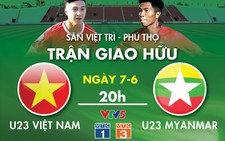 Lịch trực tiếp trận U23 Việt Nam - Myanmar