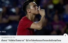 Báo Thái 'lý giải' hành động đặt ngón tay lên môi của Quế Ngọc Hải