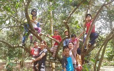 Cùng con rong chơi cuối hè