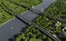 TP.HCM hợp long cầu Vàm Sát 2, dân Cần Giờ háo hức chờ cầu mới
