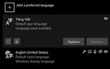 Bộ gõ tiếng Việt chính thức có mặt trên Windows 10
