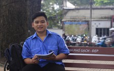 Chàng sinh viên đến trường bằng tình thương của ông bà