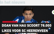 Vừa ký xong hợp đồng, Văn Hậu đã 'ghi bàn' cho SC Heerenveen
