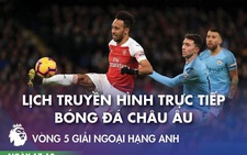 Lịch trực tiếp bóng đá châu Âu ngày 17-10: Đại chiến Everton - Liverpool