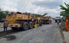 Sửa chữa nhiều tuyến quốc lộ ở miền Tây bị hư hỏng, ngập nước