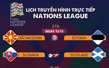 Lịch trực tiếp Nations League: Tâm điểm Bỉ - Anh