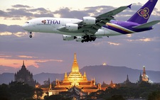 Hãng hàng không Thái Lan thiết kế chuyến bay qua 99 địa điểm linh thiêng