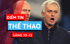 Điểm tin thể thao sáng 10-12: Mourinho đánh giá cao Man Utd