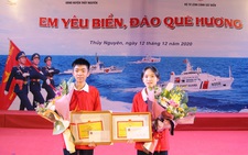 Đôi bạn cùng lớp giành giải nhất và nhì cuộc thi tìm hiểu biển đảo