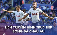 Lịch trực tiếp bóng đá châu Âu 20-12: Tottenham - Leicester, Man United - Leeds