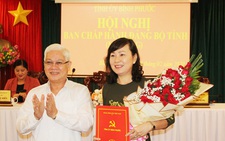Bình Phước thêm một phụ nữ làm lãnh đạo chủ chốt