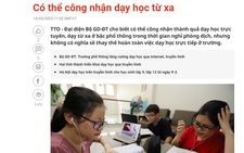 Cần suy nghĩ nghiêm túc về dạy học từ xa