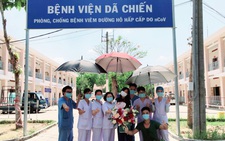 Châu Bùi quay lại Bệnh viện dã chiến Củ Chi ủng hộ quạt máy, nước rửa tay