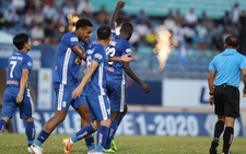 'Ngoại binh' Kebe tỏa sáng giúp Quảng Nam giành 3 điểm đầu tiên