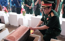 Đưa liệt sĩ từ núi đá, hang sâu về an nghỉ tại nghĩa trang Vị Xuyên
