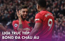 Lịch trực tiếp bóng đá châu Âu 14-7: Chờ Man United  vào tốp 3