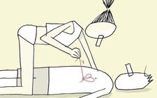 Những bức tranh với nét vẽ đơn giản để ai cũng có thể tự đặt tên cho riêng mình