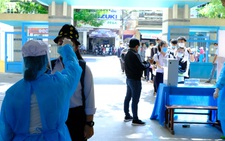352 thí sinh của một trường học tại Quảng Ngãi phải dừng thi vì COVID-19
