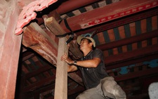 Chùa Cầu Hội An có nguy cơ đổ sập với bão số 5