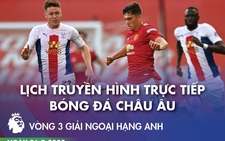 Lịch trực tiếp bóng đá châu Âu 26-9: Tâm điểm các trận có M.U, Chelsea