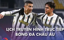 Lịch trực tiếp bóng đá châu Âu 10-1: Tâm điểm Juventus