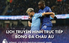 Lịch trực tiếp bóng đá châu Âu 3-1: Tâm điểm Chelsea - Man City