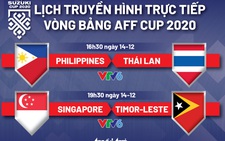 Lịch trực tiếp AFF Suzuki Cup 2020: Philippines - Thái Lan, Singapore - Timor-Leste