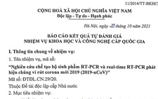 Bộ Khoa học - công nghệ: Kit xét nghiệm Việt Á được nhận gần 19 tỉ đồng kinh phí nghiên cứu