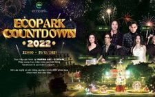 Ecopark phủ rợp pháo hoa trong khu đô thị với 3 điểm trình diễn mừng năm mới