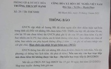 Thu hồi thông báo của trường học thông tin chưa tiêm vắc xin thì không được đến trường