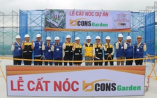 Vượt tiến độ 30 ngày, Bcons Garden chính thức cất nóc