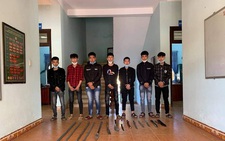 Bắt nhóm thanh niên dùng hung khí gây rối, chém người trọng thương