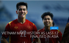 Việt Nam trở thành 'vedette' trên trang chủ FIFA