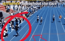 Cameraman có tốc độ như Usain Bolt, 'vừa chạy, vừa quay phim' các vận động viên