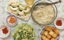 Cá dứa chiên và tô canh sắn giải nhiệt ngày giãn cách