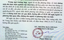 Xe và người vào Bà Rịa - Vũng Tàu phải 'âm tính', nếu không phải quay đầu