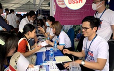 Điểm chuẩn ưu tiên xét tuyển ĐH Khoa học xã hội và nhân văn TP.HCM: 24 - 27,5 điểm