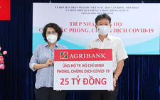 Agribank ủng hộ TPHCM 25 tỉ đồng để phòng, chống dịch COVID-19