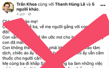 Mời làm việc với 3 chủ tài khoản Facebook liên quan vụ 