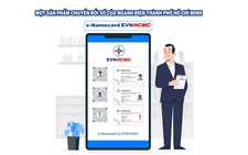 EVNHCMC số hóa hoạt động giao tiếp với danh thiếp điện tử