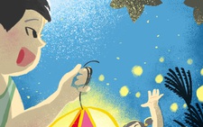 Chiếc lồng đèn bằng tre của má