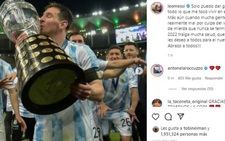 Messi gửi lời chúc mọi người thật nhiều sức khỏe trong năm 2022