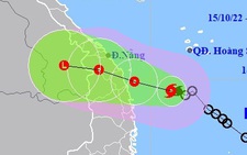Bão Sơn Ca đang cách Đà Nẵng - Quảng Ngãi 200km