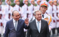 Chủ tịch nước đón và hội đàm với Tổng thư ký Liên Hiệp Quốc Antonio Guterres