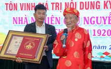 Nhà nghiên cứu 102 tuổi Nguyễn Đình Tư đạt kỷ lục Việt Nam về lao động, sáng tạo